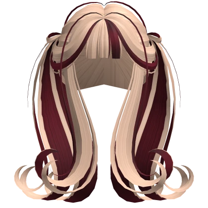 Pretty Huge Cute Swirly Long Pigtails Blonde Red Roblox Item Rolimon S