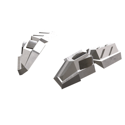 HOT MESS CYBER TANK Y K Mecha Hairclips White Roblox