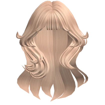 Long Layered Hair W Hime Bangs Blonde Roblox Item Rolimon S