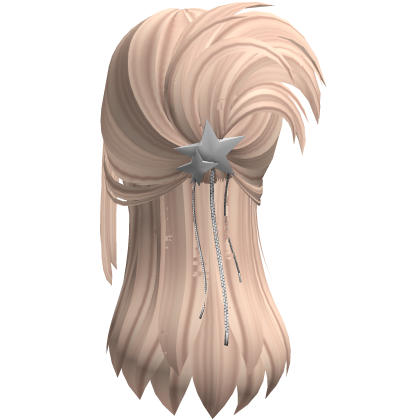 Spikey Scene Bun W Y K Star Clips Blonde Roblox