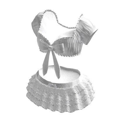 Cute Lace Bikini White Roblox