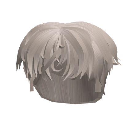 Ash Blonde Messy Bangs Pelo de Niño Roblox