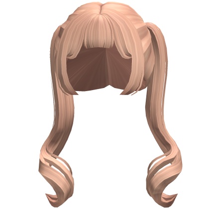 Anime Swirly Pigtails Blonde Roblox