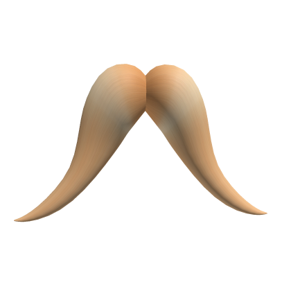 Blonde Long Moustache Roblox
