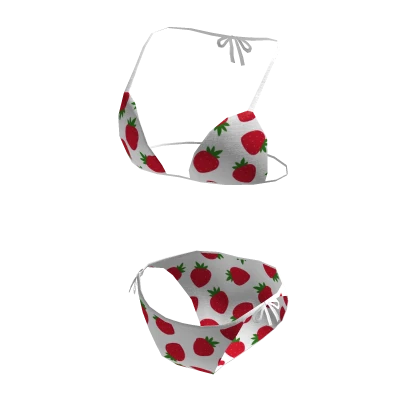 Strawberry Bikini Swimsuit Roblox Item Rolimon S