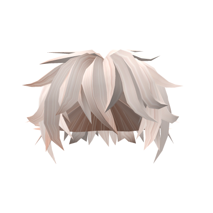 Platinum Blonde Messy Bedhead Hairstyle Roblox