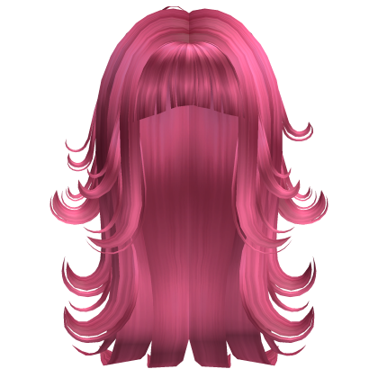 Messy Wolfcut With Alt Bangs Hot Pink Roblox