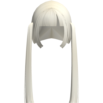 Kawaii Straight Low Pigtails Platinum Blonde Roblox
