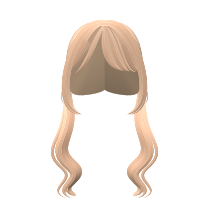 Kawaii Anime Blonde Wavy Pigtails Roblox
