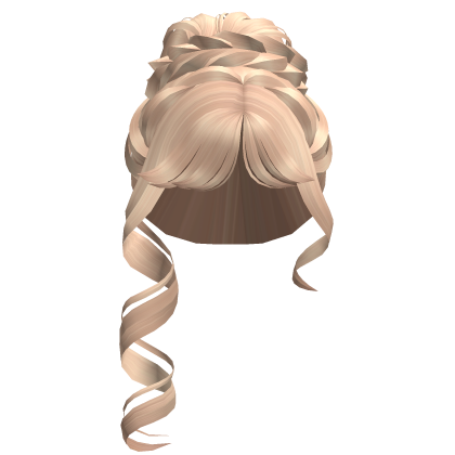 High Elegant Classy Swirly Bun In Blonde Roblox