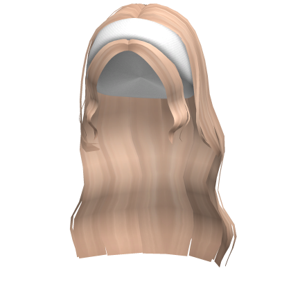Preppy Wavy Headband Hair In Blonde Roblox