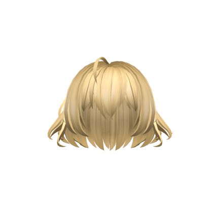 Blonde Fluffy Bob Roblox