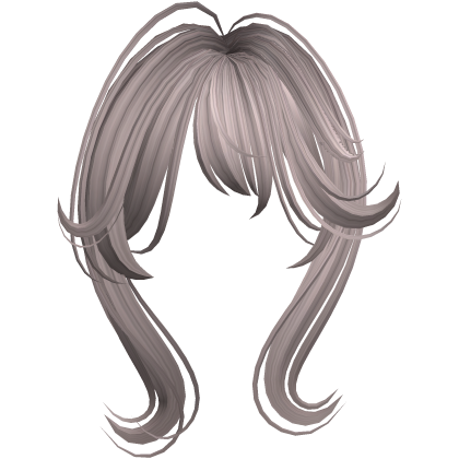 Messy Long Punk Anime Bangs Ash Blonde Roblox