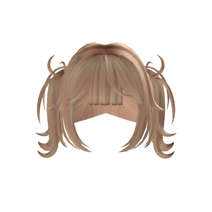 Blonde Messy Pigtails Roblox