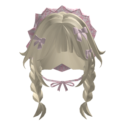 Mori Kei Igari Blonde Pink Shoujo Pigtails Bandana Roblox