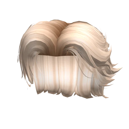 Styled Windswept Hair In Warm Blonde Roblox