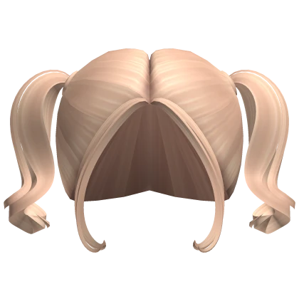 High Curly Summer Preppy Pigtails In Blonde Roblox