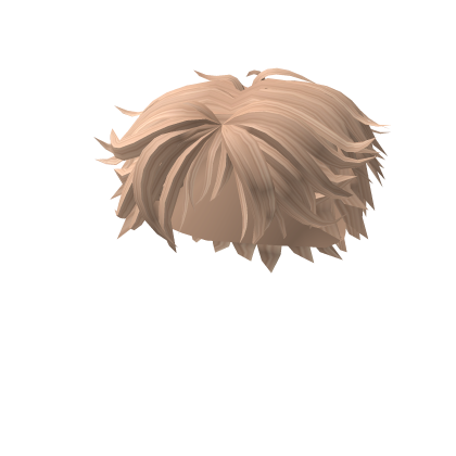 Messy Wavy Middle Part Blonde Hair Roblox
