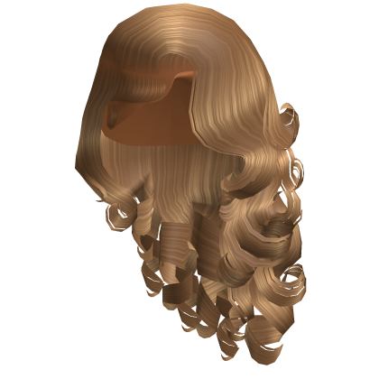 Blonde Side Part Lush Curls Roblox