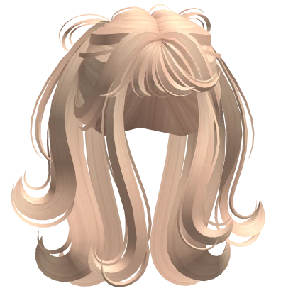 Layered Wispy Curled Pigtails Blonde Roblox Item Rolimon S