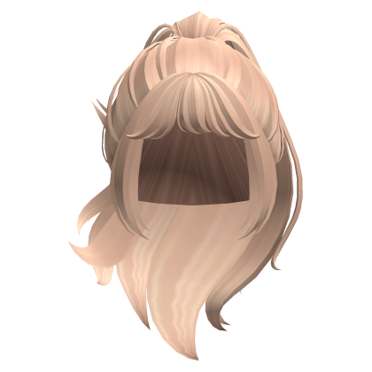 Messy Layered Flowy Anime Pigtail Blonde Roblox