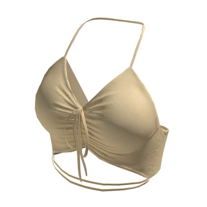 Tied Top Beige Hawaiian Urban Tube Crop Bikini Y K Roblox