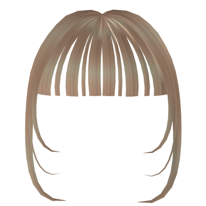 Blonde Thin Wispy Bangs Roblox