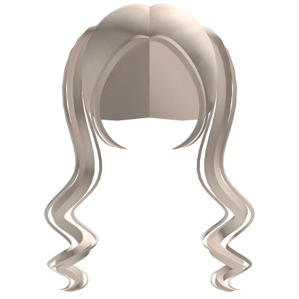 Cutesy Long Swirly Pigtails In Light Blonde V Roblox Item Rolimon S