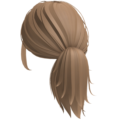 Short Low Layered Chopped Ponytail Dark Blonde Roblox