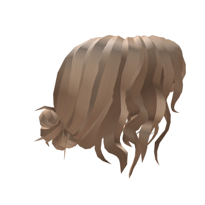 Low Messy Bun Blonde Roblox