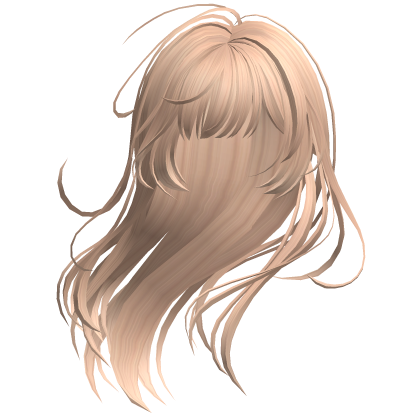 Blonde Wind Blown Long Anime Hair Roblox