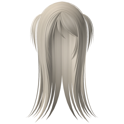 Cute Emo Long Straight Hair W Pigtails Blonde Roblox