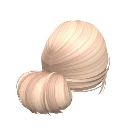 Blonde Low Messy Bun Roblox