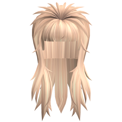 Spikey Rockstar Mullet In Blonde Roblox