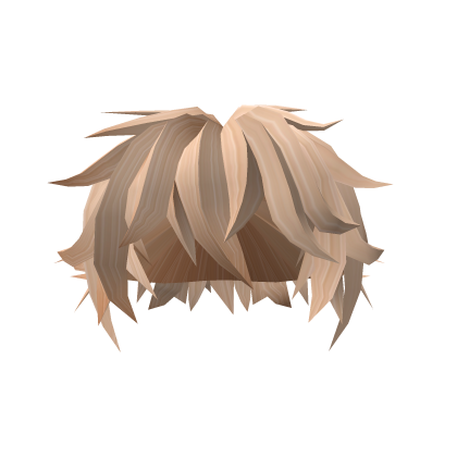 Blonde Messy Bedhead Hairstyle Roblox