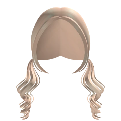 Cute Swirly Front Pigtails In Blonde Roblox