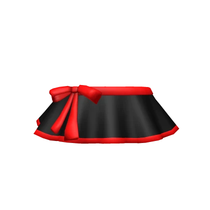 Falda De Bikini De Mu Eca Chibi Negro Rojo Roblox