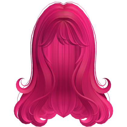 Fluffy Long Hair Hot Pink Roblox