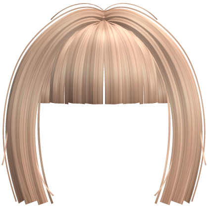 Blonde Hime Cut Bangs Roblox