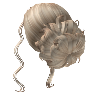 Low Elegant Bun In Blonde Roblox