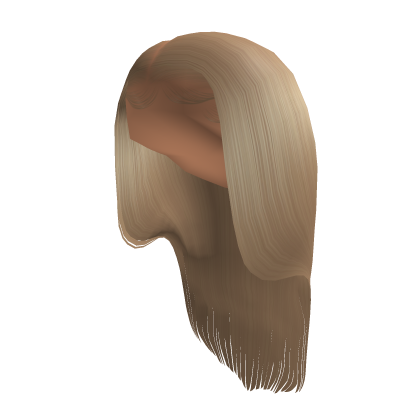 Middle Part Silk Press Blonde Roblox