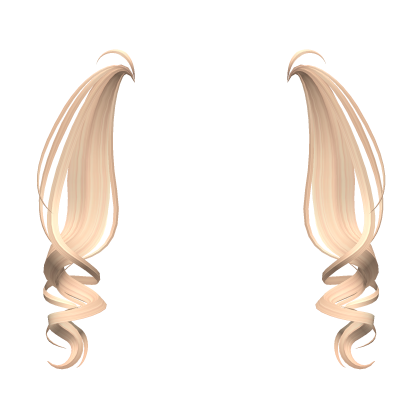 Soft Curly Pigtail Extensions In Blonde S Code Price Rblxtrade