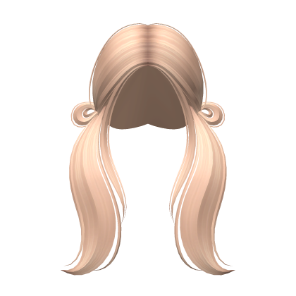 Long Darling Pigtails W Buns Blonde Roblox