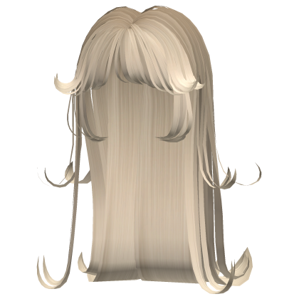 Blonde Wispy Layered Fairy Hime Bangs Roblox