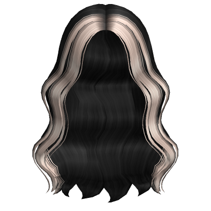 Windy Two Tone Waves In Black Blonde Roblox Item Rolimon S