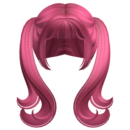 Cute High Spiky Pigtails Hot Pink Roblox Item Rolimon S