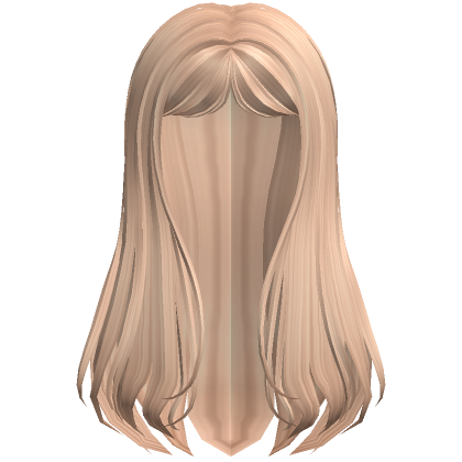 Straight Long Curtain Bangs Hair Blonde Roblox
