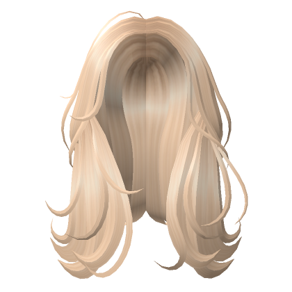 Blonde Long Wavy Windswept Middle Part Flip Roblox Item Rolimon S