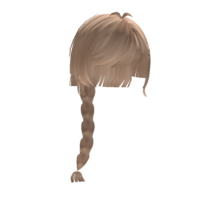 Braided Mullet In Blonde Roblox