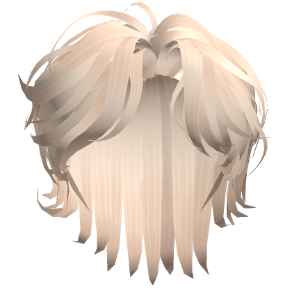 Messy Anime Middle Part Hair Blonde Roblox Item Rolimon S